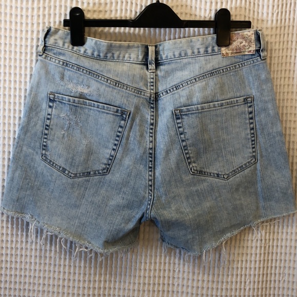 Odd Molly Embroidered Denim Shorts - Picture 4 of 6